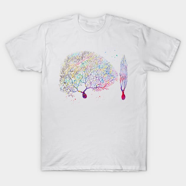 Purkinje Neuron T-Shirt by erzebeth